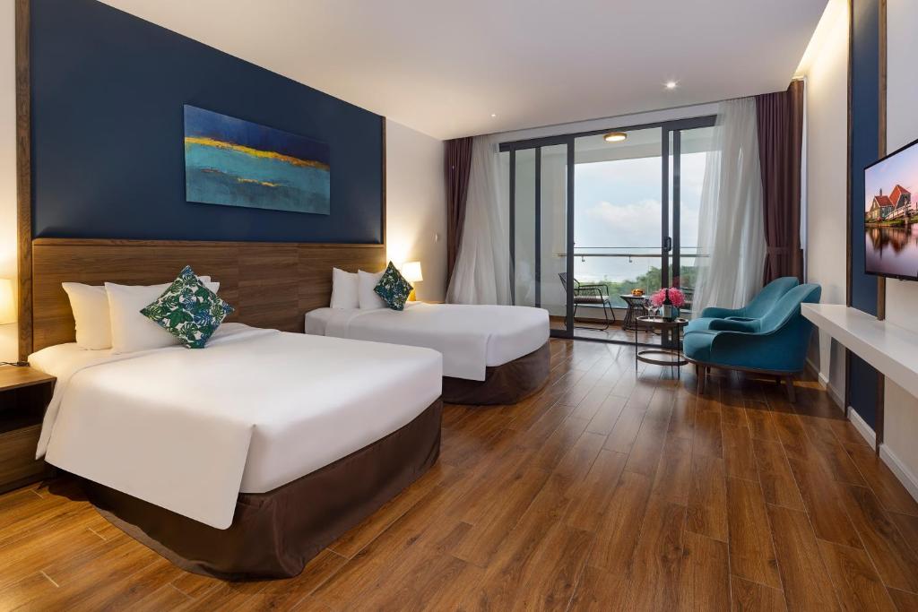 Phòng DELUXE OCEAN VIEW (TWIN/DOUBLE)